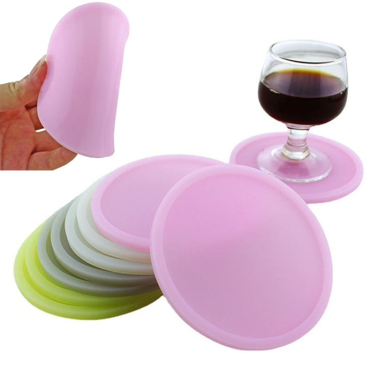 Porta-copos Redondo Luminoso em Silicone, Almofada Isolante Térmica Anti-Queimaduras, Porta-copos de Café Luminosos