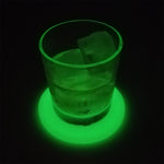 Porta-copos Redondo Luminoso em Silicone, Almofada Isolante Térmica Anti-Queimaduras, Porta-copos de Café Luminosos