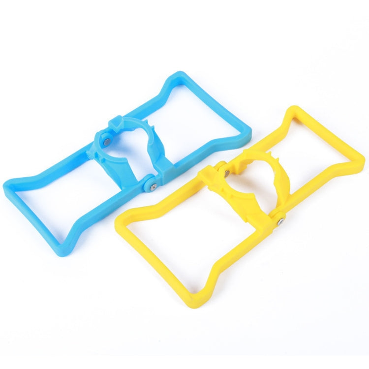 Balde de Água Purificada Reforçado, Auxiliar para Elevar Água com Economia de Trabalho, Amarelo, Azul