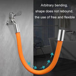 Tubo Extensor Universal Flexível para Torneira, Anti-Respingo, 20cm, 30cm, 50cm