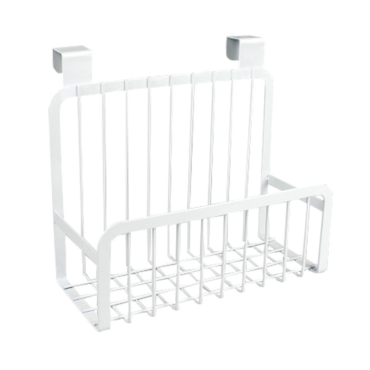 Cesto pendurado atrás da porta, prateleira de armazenamento para condimentos de cozinha, prateleira suspensa