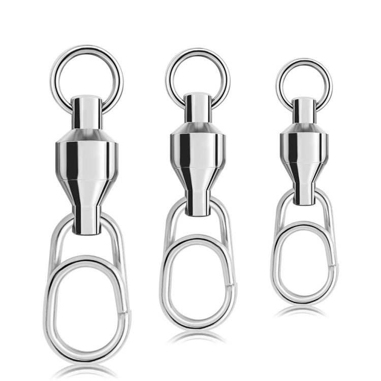 5pcs /Pack PROBEROS DAC006 Iscas Artificiais Conector de Anéis Tipo 8 com Rolamento de Alta Velocidade, Giratório Oval, Acessórios de Pesca, 22mm, 23mm, 25mm, 30mm, 35mm