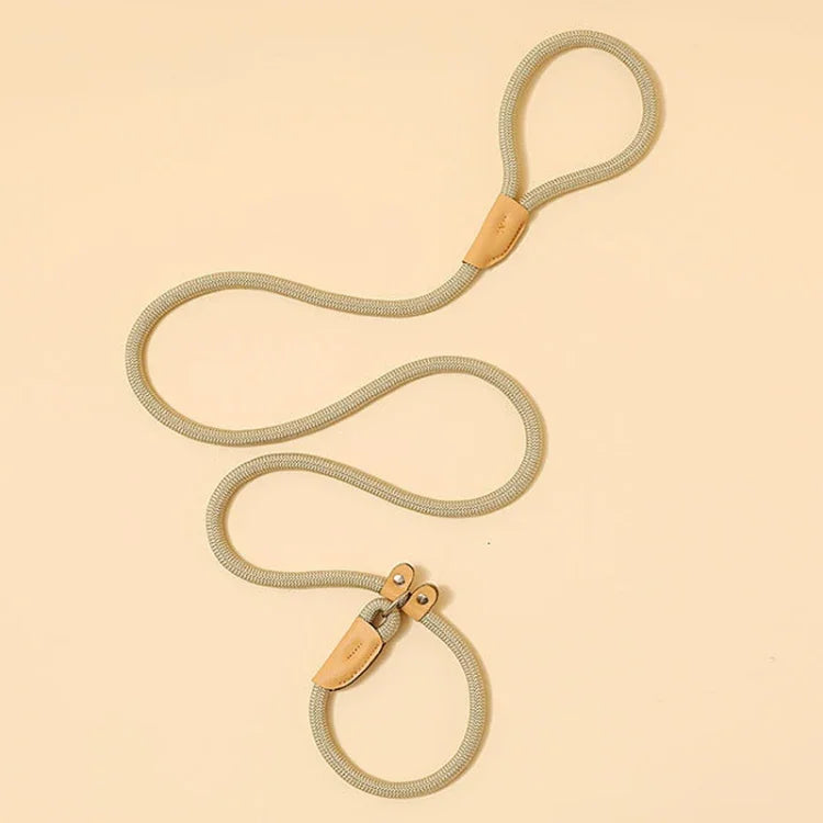 Corda de Tração para Cão Médio e Grande com Fivela de Segurança Universal, Corrente Circular, 1,5m x 0,6cm, 1,5m x 0,8cm, 1,5m x 1cm, 1,8m x 0,6cm, 1,8m x 0,8cm, 1,8m x 1cm