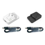Carregador universal para bateria de botão 4.2V LIR2032/2450, RSC-X2-2 branco, RSC-X2-2 preto