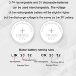Carregador universal para bateria de botão 4.2V LIR2032/2450, RSC-X2-2 branco, RSC-X2-2 preto