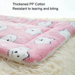 Almofada Espessa para Animais de Estimação Manta para Gato e Cão Cama para Animais, 32x25cm, 49x32cm, 61x41cm, 69x52cm, 79x60cm