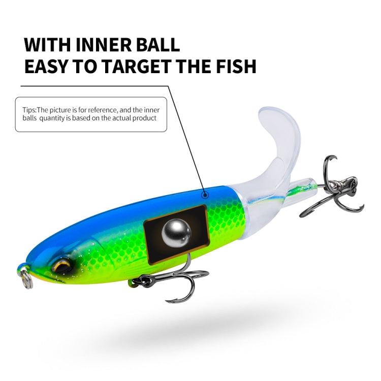 PROBEROS DW601 Iscas com Hélice Rotativa a 360 Graus, Isca Flutuante para Superfície, 10.5cm/13.5g, 11.5cm/16.5g, 14.5cm/32.5g