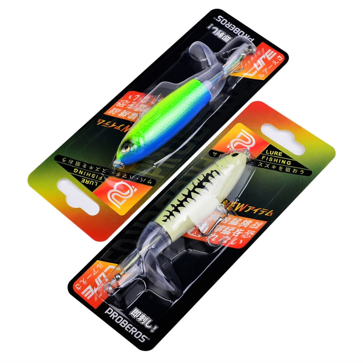 PROBEROS DW601 Iscas com Hélice Rotativa a 360 Graus, Isca Flutuante para Superfície, 10.5cm/13.5g, 11.5cm/16.5g, 14.5cm/32.5g