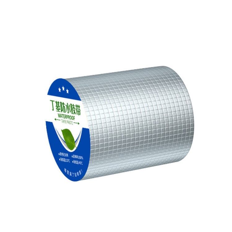 Fita impermeável de butilo com 1,2mm de espessura, autocolante em alumínio, 5cm x 5m, 15cm x 5m, 20cm x 5m, 10cm x 10m