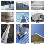 Fita impermeável de butilo com 1,2mm de espessura, autocolante em alumínio, 5cm x 5m, 15cm x 5m, 20cm x 5m, 10cm x 10m