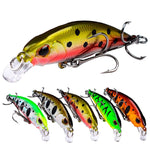 Isca Minnow Afundante 5.3cm 4.6g, Lançamento Longo, Isca Dura Biónica de Plástico, Equipamento de Pesca, Gancho PROBEROS DW577 8003, Gancho Comum PROBEROS DW578