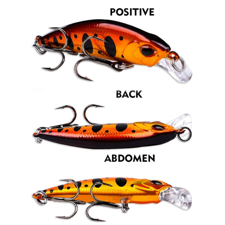 Isca Minnow Afundante 5.3cm 4.6g, Lançamento Longo, Isca Dura Biónica de Plástico, Equipamento de Pesca, Gancho PROBEROS DW577 8003, Gancho Comum PROBEROS DW578