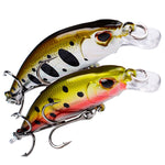 Isca Minnow Afundante 5.3cm 4.6g, Lançamento Longo, Isca Dura Biónica de Plástico, Equipamento de Pesca, Gancho PROBEROS DW577 8003, Gancho Comum PROBEROS DW578