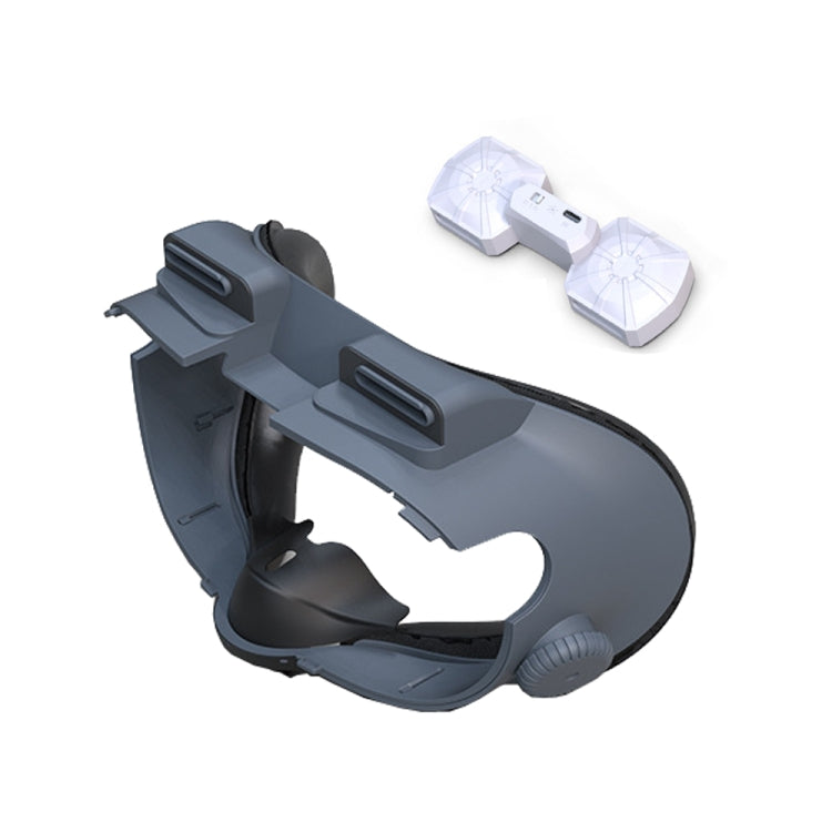 Máscara de Substituição para Meta Quest 3 com Circulação de Ar e Dissipação de Calor com Ventoinha Anti-Embaçamento Acessórios VR, Com Ventoinha