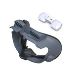Máscara de Substituição para Meta Quest 3 com Circulação de Ar e Dissipação de Calor com Ventoinha Anti-Embaçamento Acessórios VR, Com Ventoinha