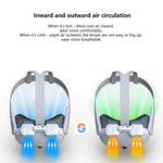 Máscara de Substituição para Meta Quest 3 com Circulação de Ar e Dissipação de Calor com Ventoinha Anti-Embaçamento Acessórios VR, Com Ventoinha
