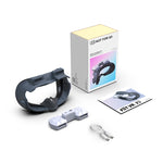 Máscara de Substituição para Meta Quest 3 com Circulação de Ar e Dissipação de Calor com Ventoinha Anti-Embaçamento Acessórios VR, Com Ventoinha