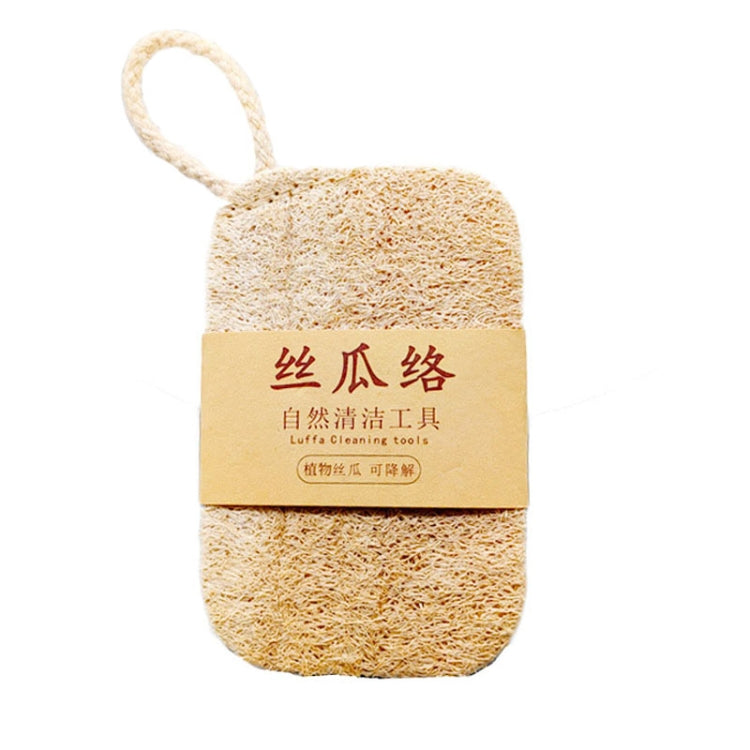 Escova de Louça Natural de Lufa, Ferramenta para Lavar Louça, Escova de Pano de Lufa, Quadrada Macia, Elíptica Macia, Quadrada Dura, Elíptica Dura