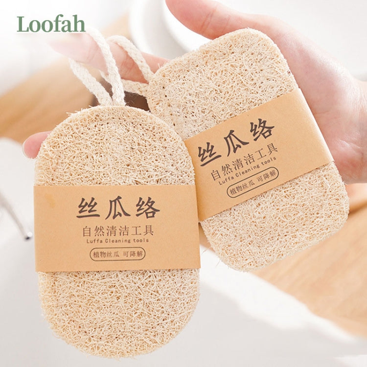 Escova de Louça Natural de Lufa, Ferramenta para Lavar Louça, Escova de Pano de Lufa, Quadrada Macia, Elíptica Macia, Quadrada Dura, Elíptica Dura