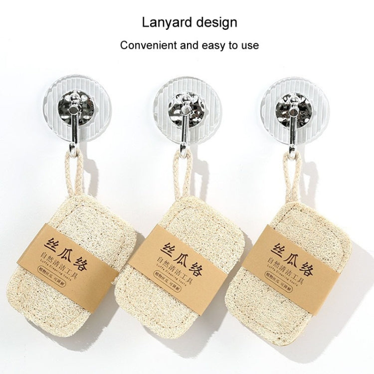 Escova de Louça Natural de Lufa, Ferramenta para Lavar Louça, Escova de Pano de Lufa, Quadrada Macia, Elíptica Macia, Quadrada Dura, Elíptica Dura