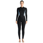 DIVE & SAIL Fato de Banho Fino de Verão para Senhora, Respirável, Protetor Solar, Manga Comprida, Secagem Rápida, S, M, L, XL, XXL