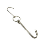 Suporte para Pendurar Pato em Aço Inoxidável com Anel Duplo para Cozinhar, Gancho para Churrasco ao Ar Livre, Anel Pequeno 3 cm 23cm, Anel Pequeno de Cera 3 cm 24,5cm, Anel Grande de Cera 3 cm 33cm, Anel Médio de Cera 3 cm 29cm, Aço Grosso Curto 4 cm 24cm