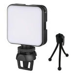 Luz de preenchimento para videoconferência móvel W64 com 64 LEDs para portátil, conjunto com clipe, conjunto clipe + tripé