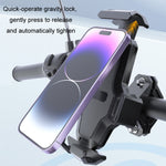 Suporte Automático para Telemóvel para Bicicleta, Suporte para Telemóvel de Bicicleta