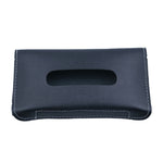 Car Armrest Box Sun Visor Hanging Leather Tissue Box, Black, Pink, Blue, Beige
