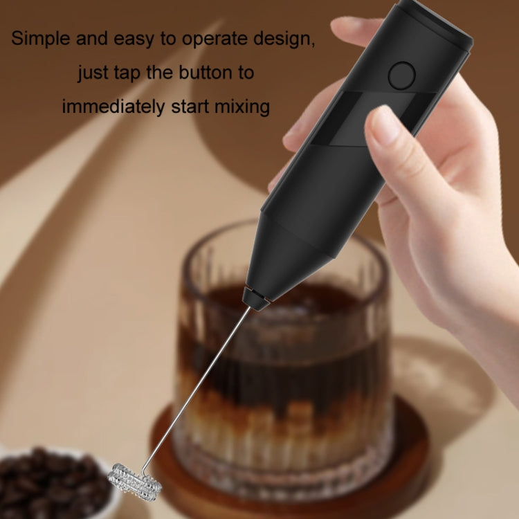 Mini Espumador Elétrico Manual para Leite, Misturador de Creme