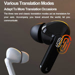 Hishell Y113 Auricular Tradutor de Voz Inteligente Auriculares Sem Fios Tradução Instantânea em Tempo Real Online 40 Línguas