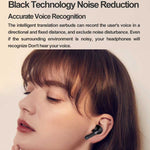 Hishell Y113 Auricular Tradutor de Voz Inteligente Auriculares Sem Fios Tradução Instantânea em Tempo Real Online 40 Línguas