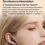Hishell Y113 Auricular Tradutor de Voz Inteligente Auriculares Sem Fios Tradução Instantânea em Tempo Real Online 40 Línguas