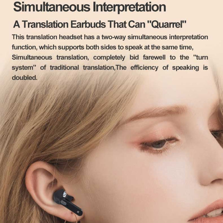 Hishell Y113 Auricular Tradutor de Voz Inteligente Auriculares Sem Fios Tradução Instantânea em Tempo Real Online 40 Línguas