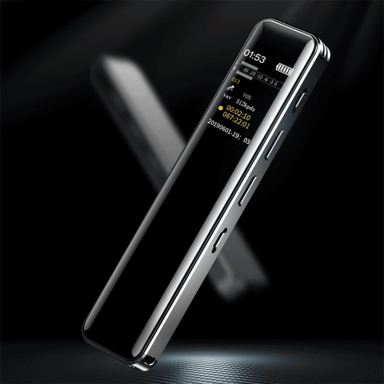 Gravador temporizador inteligente mini com ecrã colorido IPS HD de 0,96 polegadas, redução de ruído, 8GB, 16GB, 32GB