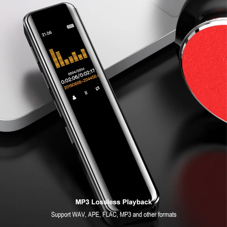 Gravador temporizador inteligente mini com ecrã colorido IPS HD de 0,96 polegadas, redução de ruído, 8GB, 16GB, 32GB