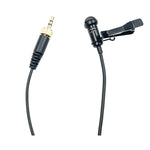 Microfone Lavalier Sem Fios com Plugue Reto de Rosca Interna 3,5mm, 1,5m, 2m, 3m, 4m, 5m
