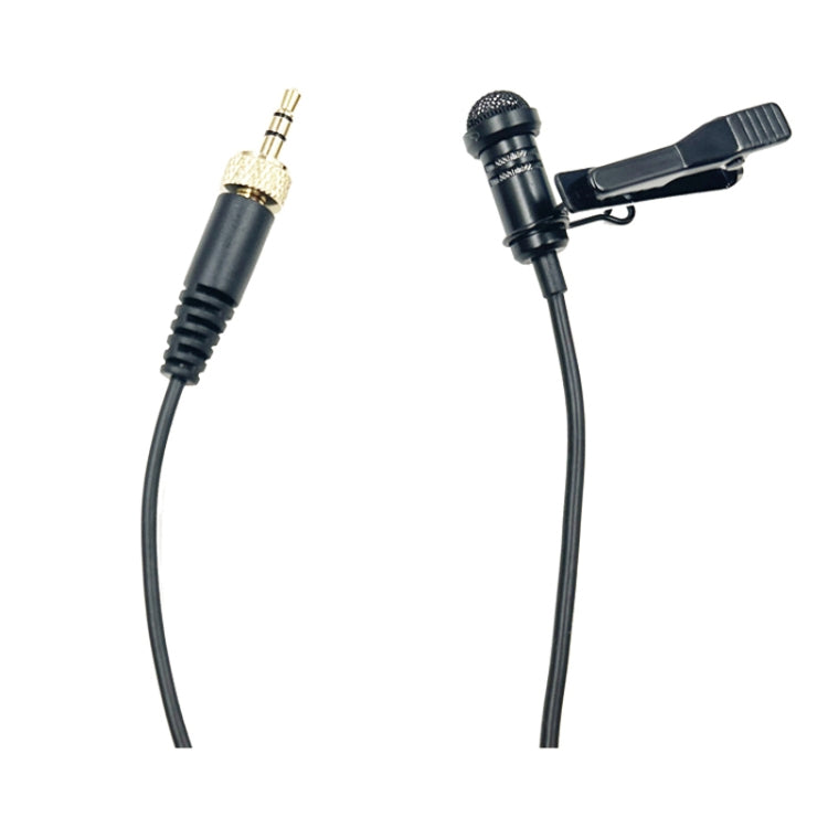 Microfone Lavalier Sem Fios com Plugue Reto de Rosca Interna 3,5mm, 1,5m, 2m, 3m, 4m, 5m