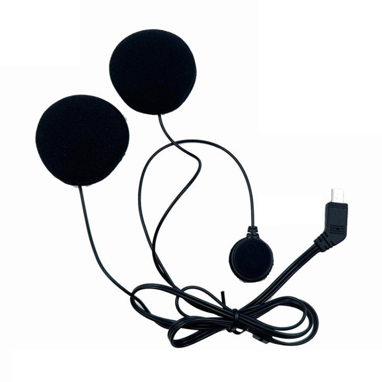 Microfone de Auricular para Intercomunicador de Capacete com Cancelamento de Ruído HD, Plugue de 10 Pinos