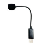 Microfone para Conferência de Vídeo ao Vivo com Plugue USB Direto para Computador, 4,0x205mm, 4,0x255mm, 4,0x255mm com Interruptor