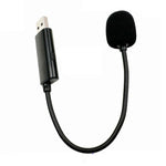 Microfone para Conferência de Vídeo ao Vivo com Plugue USB Direto para Computador, 4,0x205mm, 4,0x255mm, 4,0x255mm com Interruptor