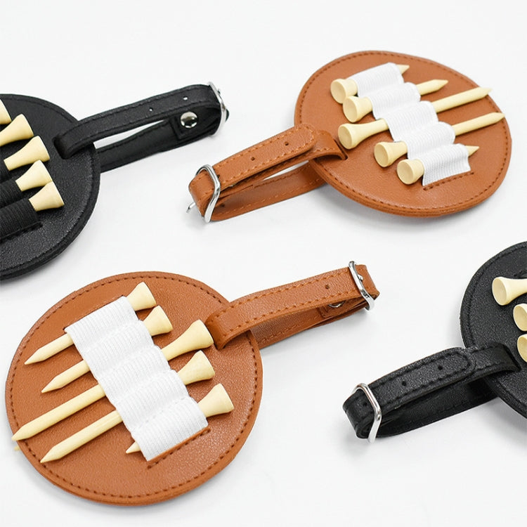 Bolsa de Armazenamento para Tacadas de Golfe em Couro para Pendurar na Cintura, Exterior, Preto Dupla Face, Castanho Dupla Face, Preto Lado Único, Castanho Lado Único