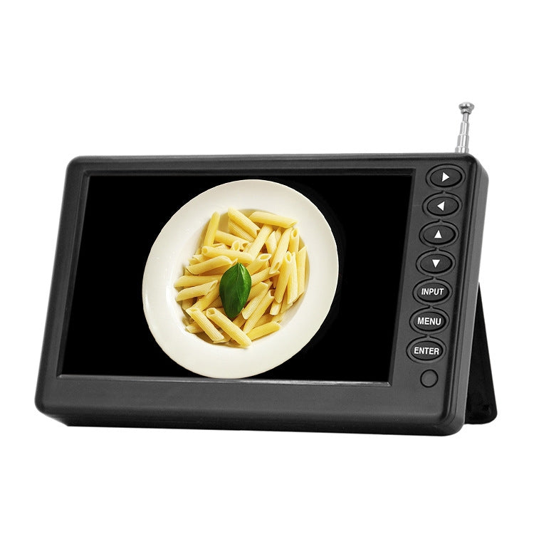 TV Digital LCD Automóvel Portátil Ultra Fina de 5 polegadas, Ficha EU, Ficha ATSC EU