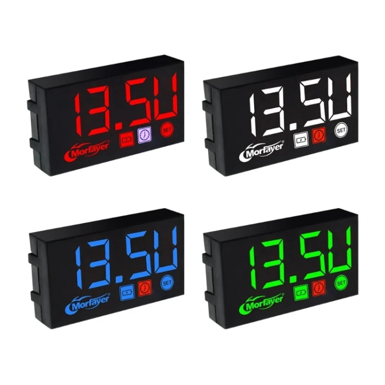 Compact LED Digital Display Time Voltmeter, 3 in 1 Red, 3 in 1 Blue, 3 in 1 White, 3 in 1 Green, 2 in 1 Temperature Red, 2 in 1 Temperature Blue, 2 in 1 Temperature White, 2 in 1 Temperature Green, 2 in 1 Water Temperature Red                          ...