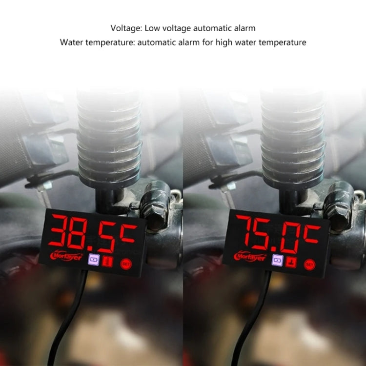 Compact LED Digital Display Time Voltmeter, 3 in 1 Red, 3 in 1 Blue, 3 in 1 White, 3 in 1 Green, 2 in 1 Temperature Red, 2 in 1 Temperature Blue, 2 in 1 Temperature White, 2 in 1 Temperature Green, 2 in 1 Water Temperature Red                          ...