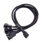Cabo de Extensão para Ventoinha de Refrigeração com Controlo de Temperatura PWM para Computador Conector HUB do Chassis, 0.27m