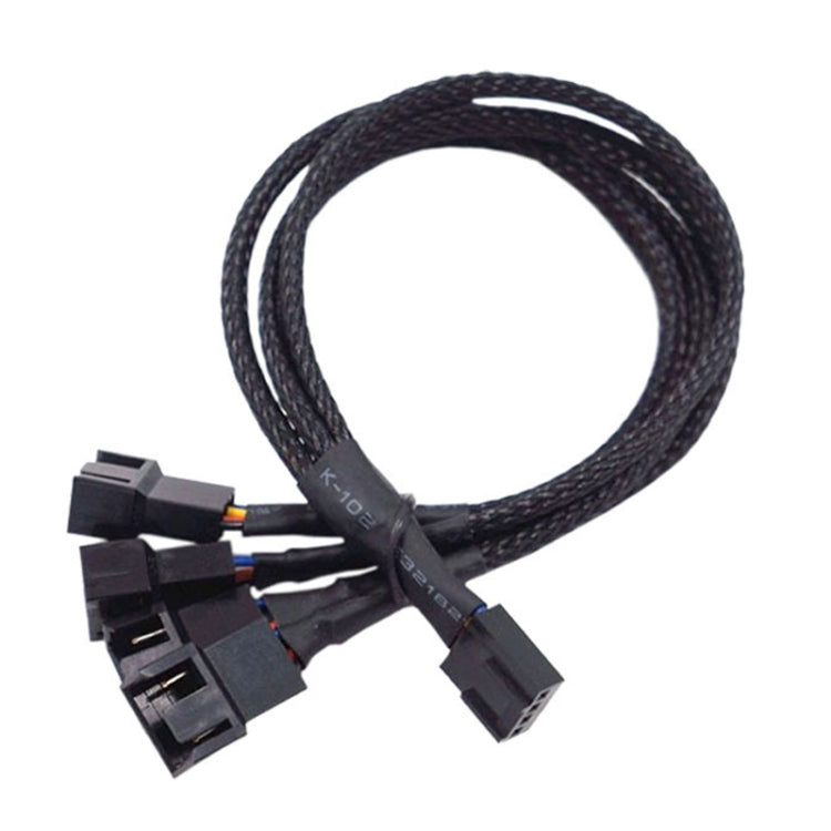 Cabo de Extensão para Ventoinha de Refrigeração com Controlo de Temperatura PWM para Computador Conector HUB do Chassis, 0.27m