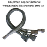 Cabo de Extensão para Ventoinha de Refrigeração com Controlo de Temperatura PWM para Computador Conector HUB do Chassis, 0.27m