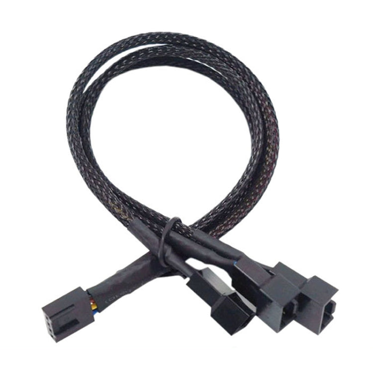 Cabo de Extensão para Ventoinha de Refrigeração com Controlo de Temperatura PWM para Computador Conector HUB do Chassis, 0.27m