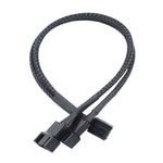 Cabo de Extensão para Ventoinha de Refrigeração com Controlo de Temperatura PWM para Computador Conector HUB do Chassis, 0.27m